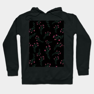 Pink Berries Patterns Hoodie